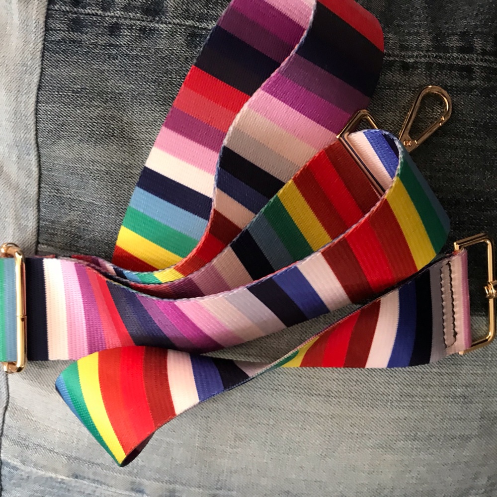 Ah-Dorned Rainbow Multi Stripe | Crossbody Strap